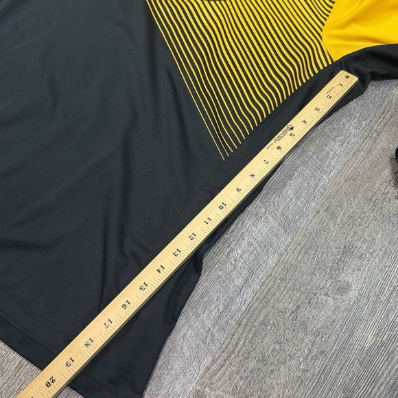 Nike Dri-FIT Iowa Hawkeyes Long Sleeve Shooting Shirt Mens XL Black Yellow NCAA - Picture 10 of 11